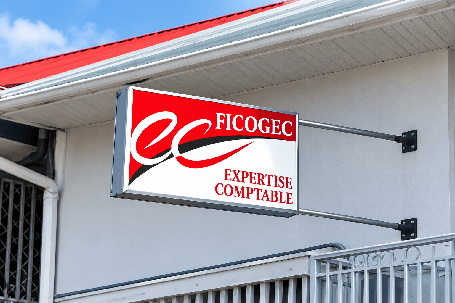 Façade du cabinet d'expertise comptable Ficogec en Guyane